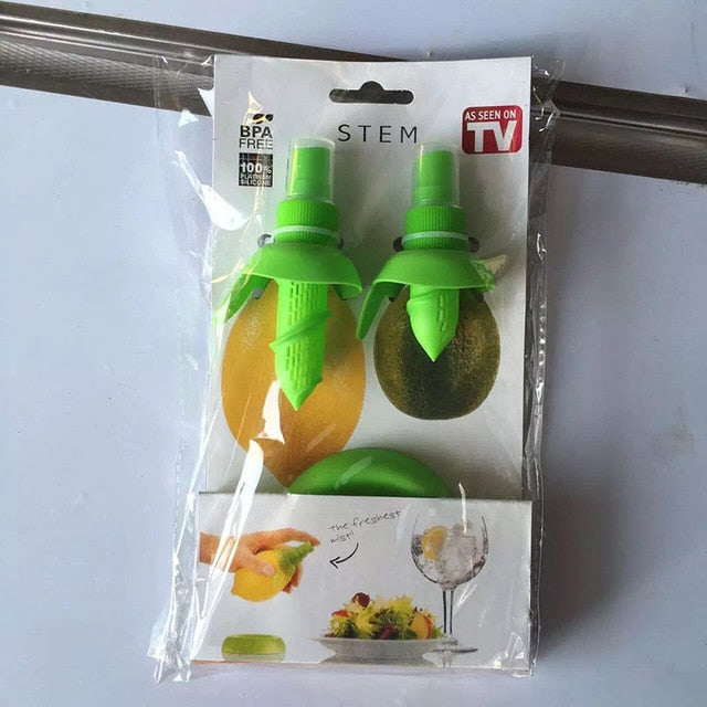 2 Unids / set Hogar Cocina Gadgets Limón Naranja Rociador Jugo de Fruta Herramientas de Cocina Accesorios de Cocina Aerosol Citrus Accesorios