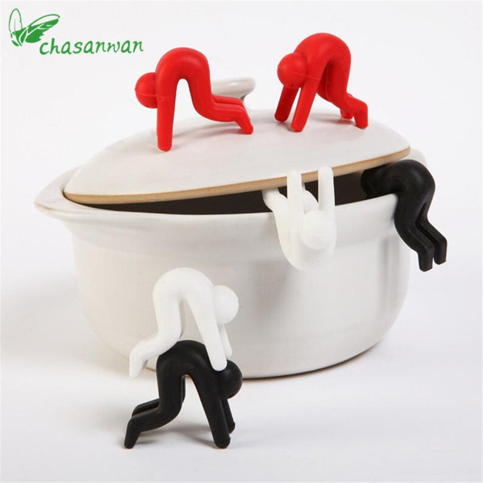 Accesorios de cocina de 2Pc / Set para aparatos de cocina accesorios de cocina, dispositivos de desbordamiento de la cubierta del potenciómetro Gadgets para la cocina.