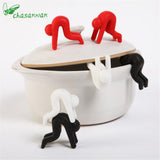 Accesorios de cocina de 2Pc / Set para aparatos de cocina accesorios de cocina, dispositivos de desbordamiento de la cubierta del potenciómetro Gadgets para la cocina.