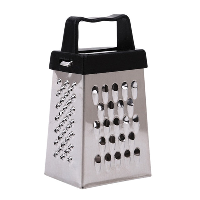 Multifunción Útil Mini 4 Lados Portátil Rallador Slicer Fruta Verdura Cocina Gadget Cocina Acero Inoxidable Peladores