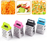 Mini 4 Lados Multifunción Handheld Rallador Slicer Pequeño y versátil Fruta Vegetal Herramientas de cocina Cocina Gadget Cocina