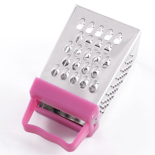Mini 4 Lados Multifunción Handheld Rallador Slicer Pequeño y versátil Fruta Vegetal Herramientas de cocina Cocina Gadget Cocina