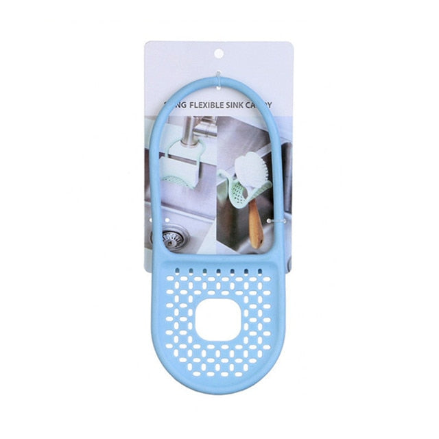 1 unid Forma de flor Fregadero de la cocina Tenedor de la esponja Estante de drenaje Accesorios de cocina Aparatos de cocina Accesorios De Cocina Keukenhulpjes