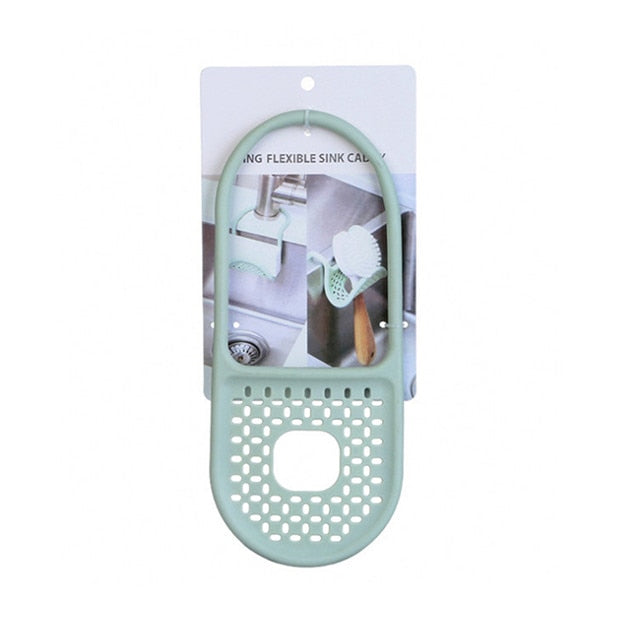 1 unid Forma de flor Fregadero de la cocina Tenedor de la esponja Estante de drenaje Accesorios de cocina Aparatos de cocina Accesorios De Cocina Keukenhulpjes
